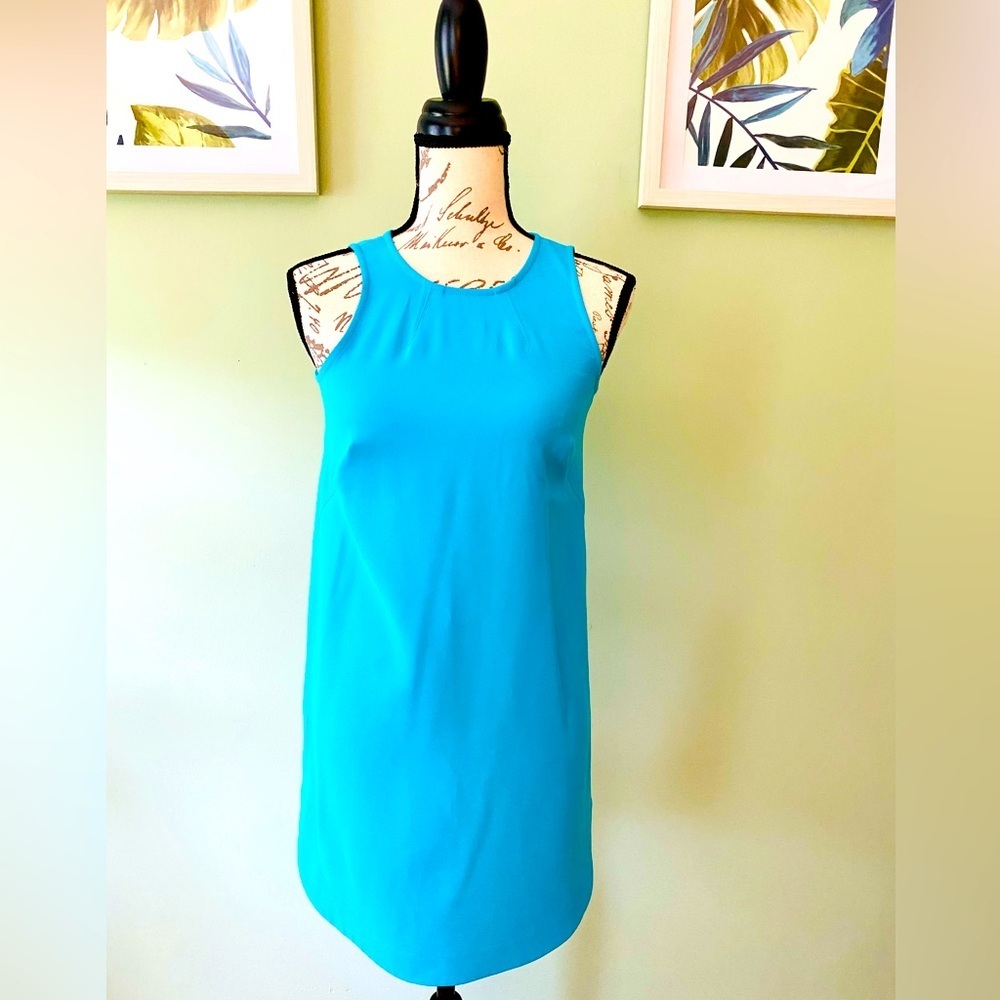 Women’s Ann Taylor Vibrant Blue Sleeveless Dress Size 0P